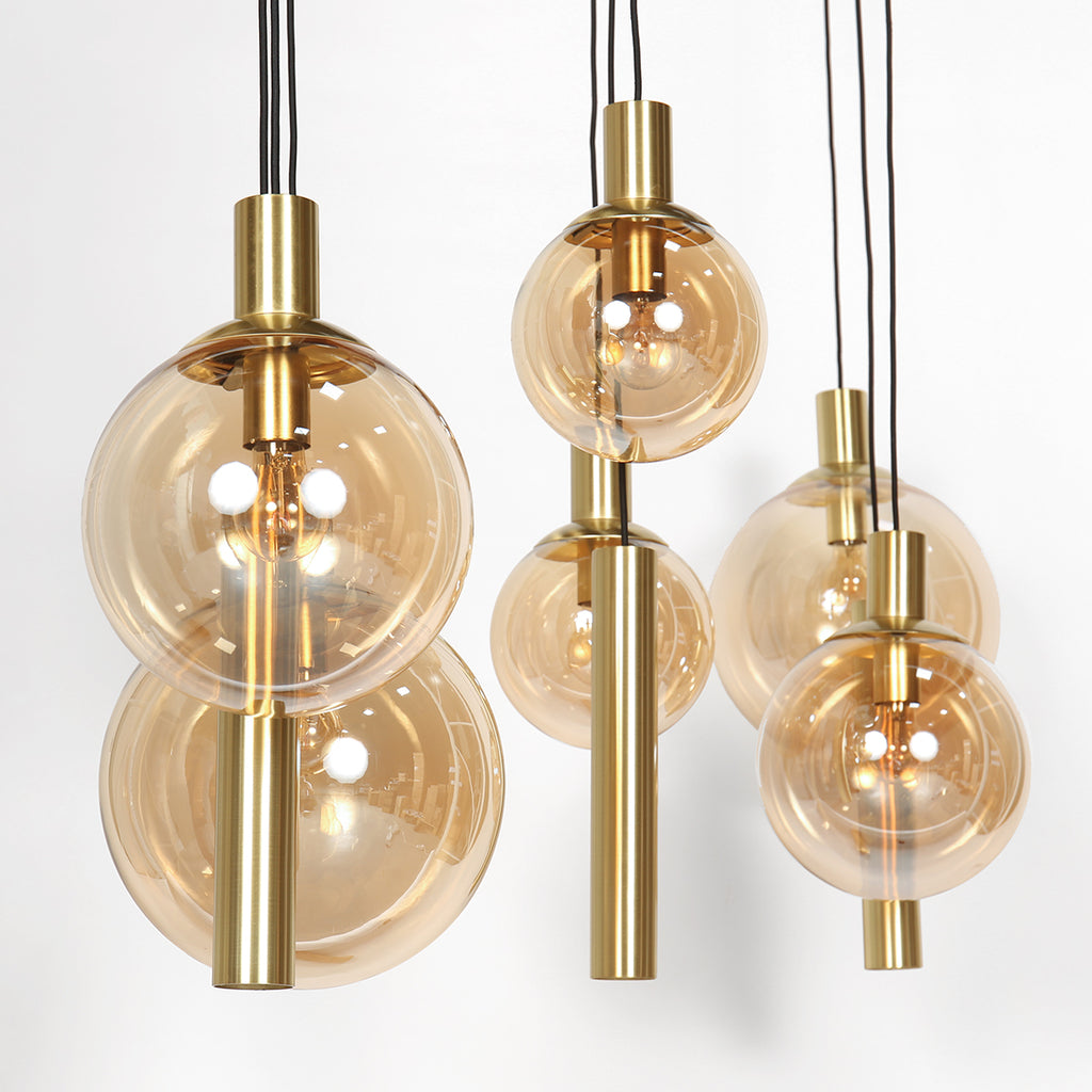 pendant lamp bollique 3799me brass