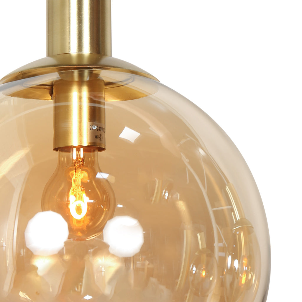 pendant lamp bollique 3799me brass