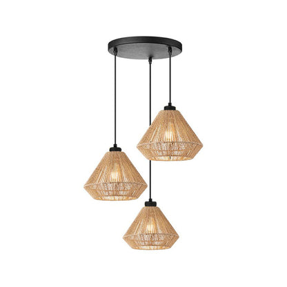 LABEL51 Hanging lamp Ibiza - Natural - Jute - 3-Light