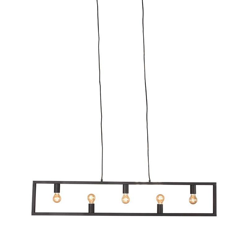 label51 hanglamp quadrato - zwart - metaal