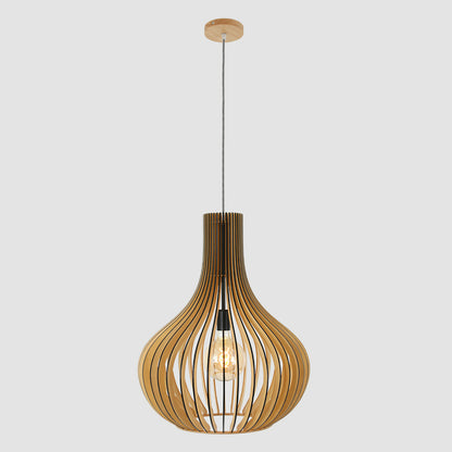 Pendant lamp Smukt 2697BE Blank wood