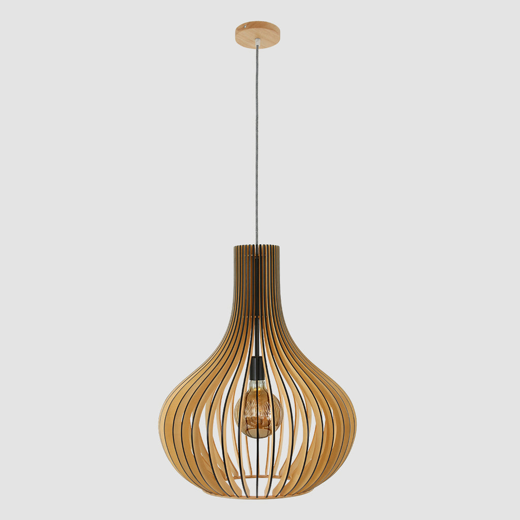 pendant lamp smukt 2697be blank wood