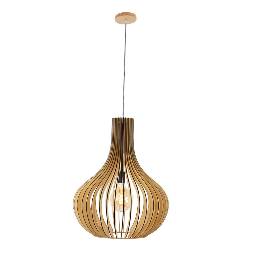 pendant lamp smukt 2697be blank wood