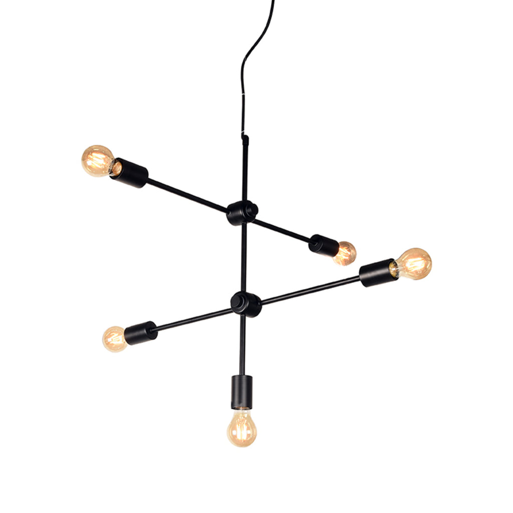 label51 hanglamp stilo - zwart - metaal
