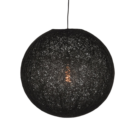 LABEL51 Pendant lamp Twist - Black - Flax - XL