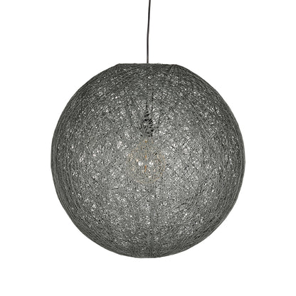 LABEL51 Pendant lamp Twist - Grey - Flax - XL