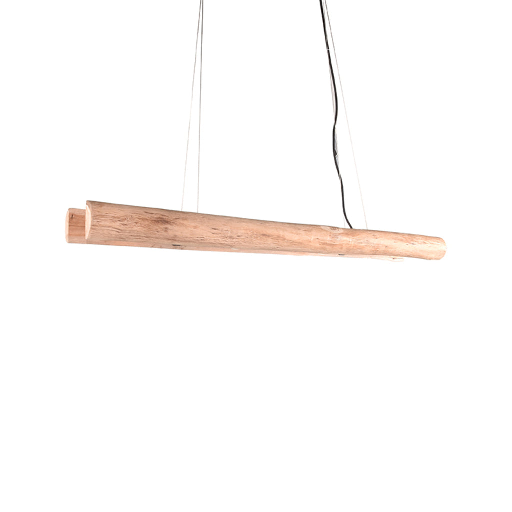 label51 hanglamp woody - ruw - hout
