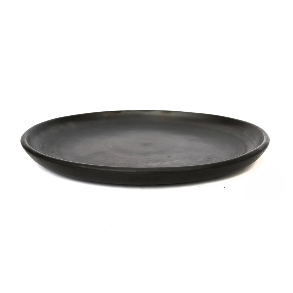 the burned classic plate - black - l