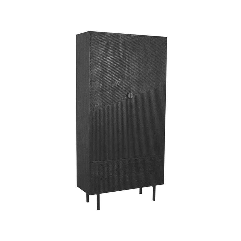 label51 cotia storage cabinet - black - mango wood