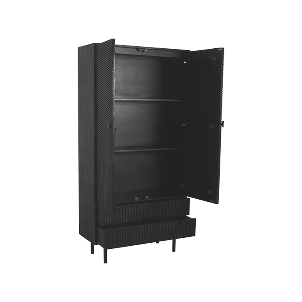 label51 cotia storage cabinet - black - mango wood