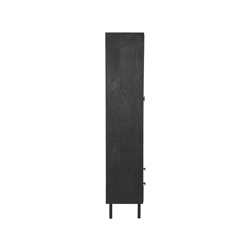 label51 cotia storage cabinet - black - mango wood