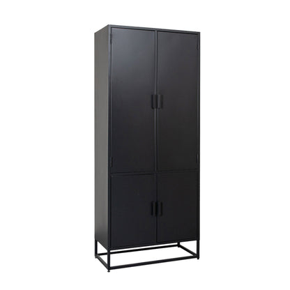 LABEL51 Storage cabinet Luff - Black - Metal