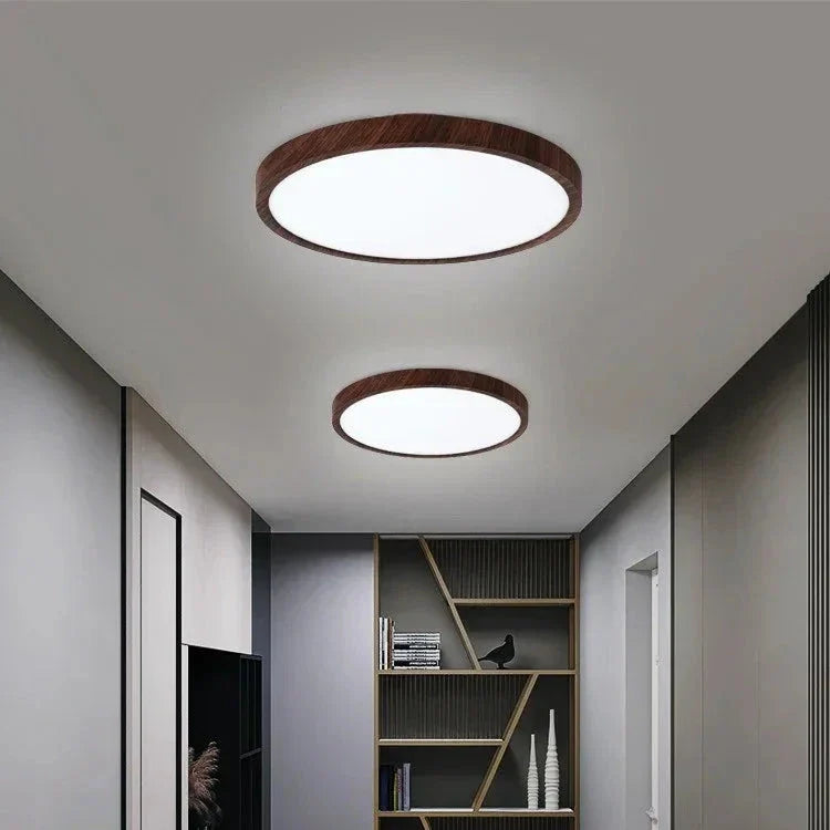 elegante ultradunne ronde plafondlamp voor een moderne uitstraling