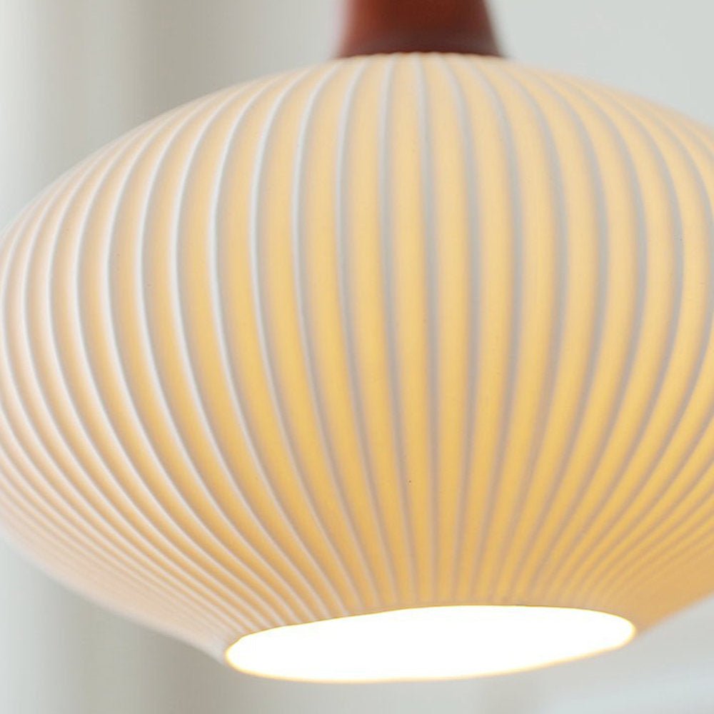 stijlvolle witte keramische hanglamp