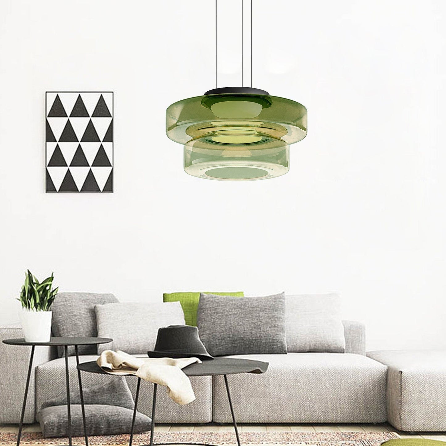 stijlvolle bauhaus glazen hanglampen voor een modern interieur