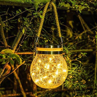 Tuinlamp Op Zonne Energie Van Glas