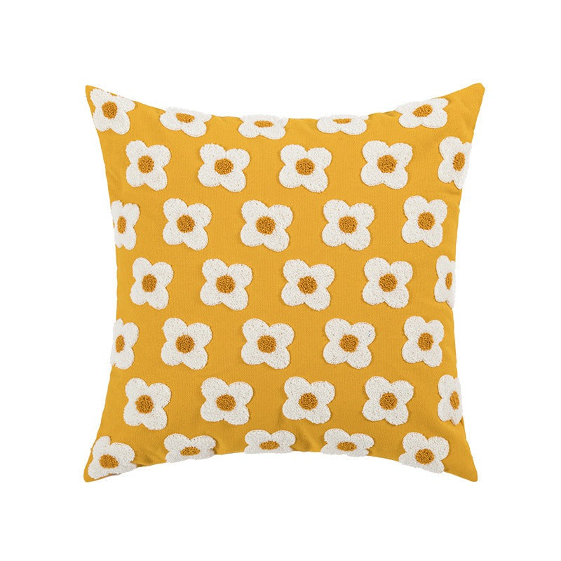 kussenhoes jacquard geborduurd 45x45 cm