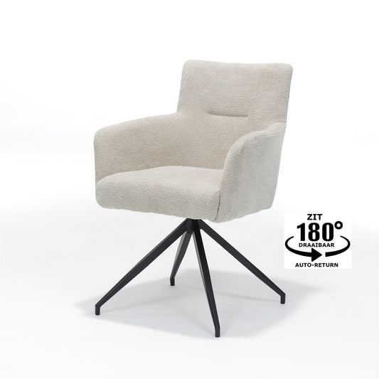 Joey armchair Fabric Retro Bliss Natural