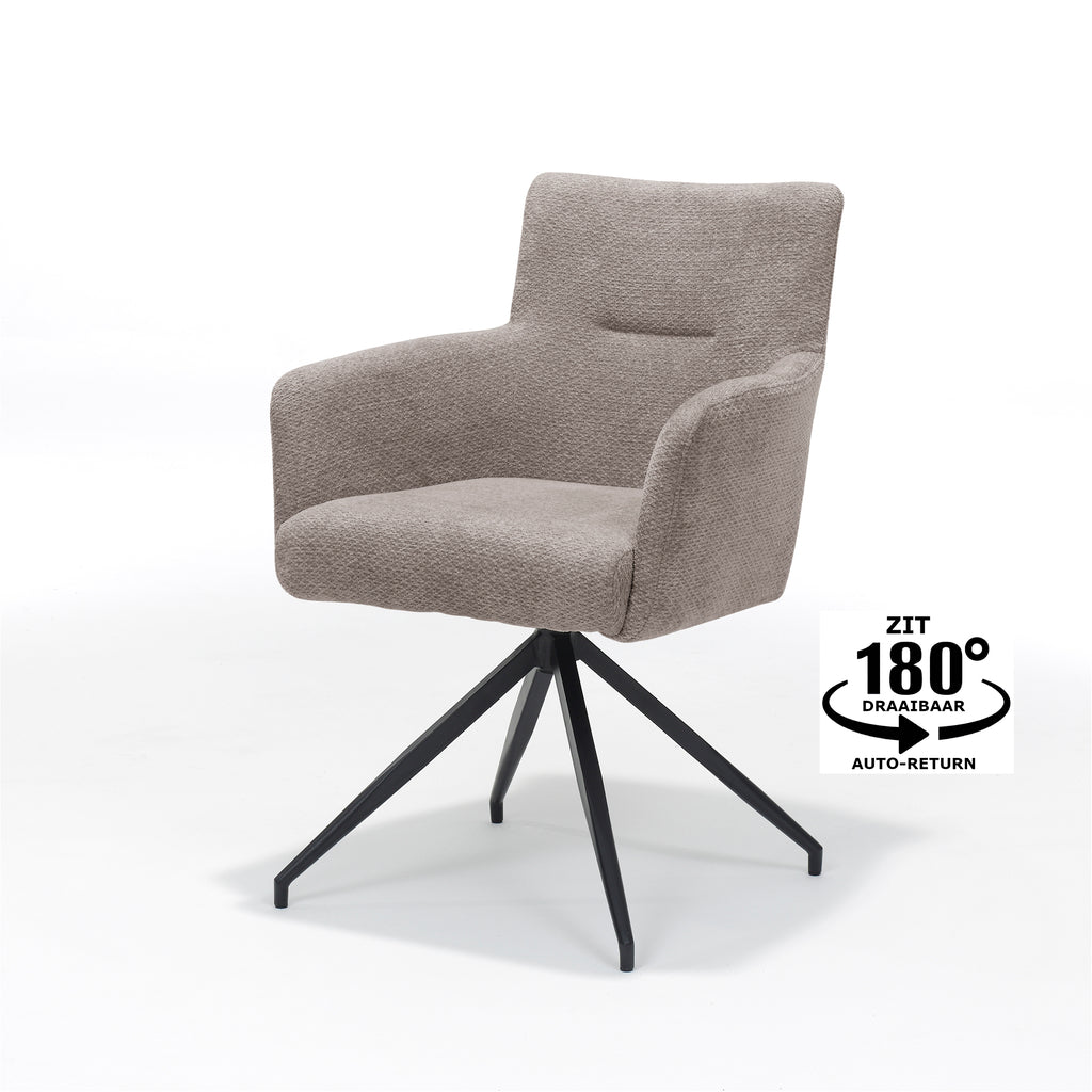 joey armchair fabric retro bliss taupe