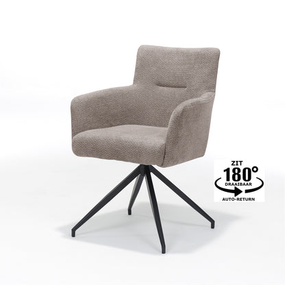 Joey armchair Fabric Retro Bliss Taupe