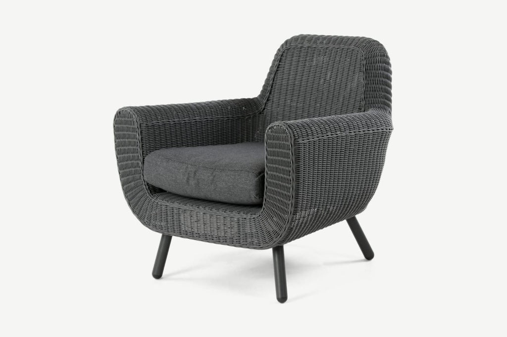 jonah armchair (000314) - steel dark gray