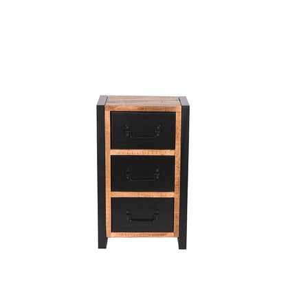 LABEL51 Chest of drawers Brussels - Raw - Mango wood - 75 cm