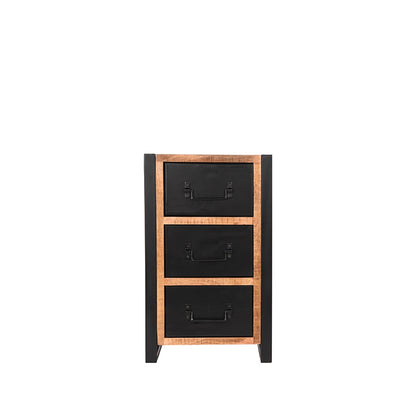 LABEL51 Chest of drawers Brussels - Raw - Mango wood - 75 cm