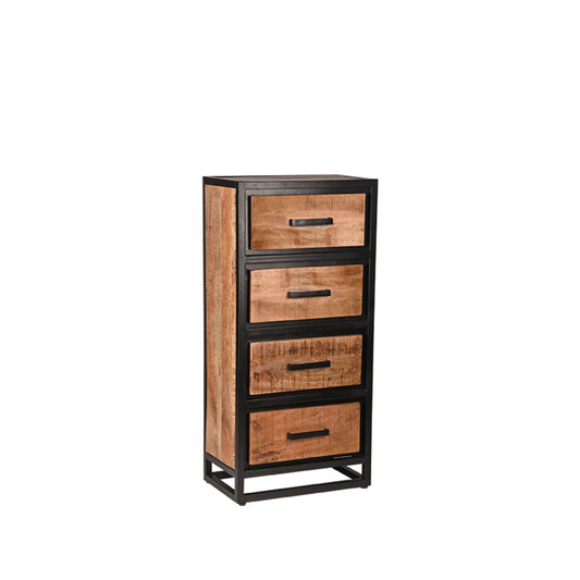 LABEL51 Chest of drawers Tampa - Raw - Mango wood