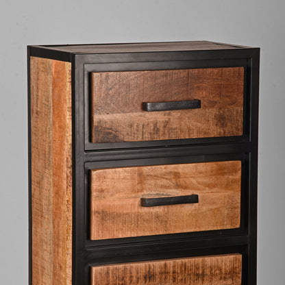 LABEL51 Chest of drawers Tampa - Raw - Mango wood