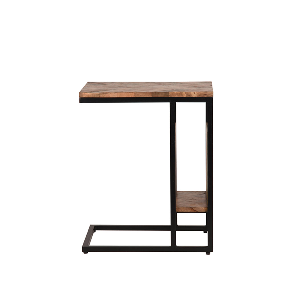 label51 side table shift - rough - mango wood