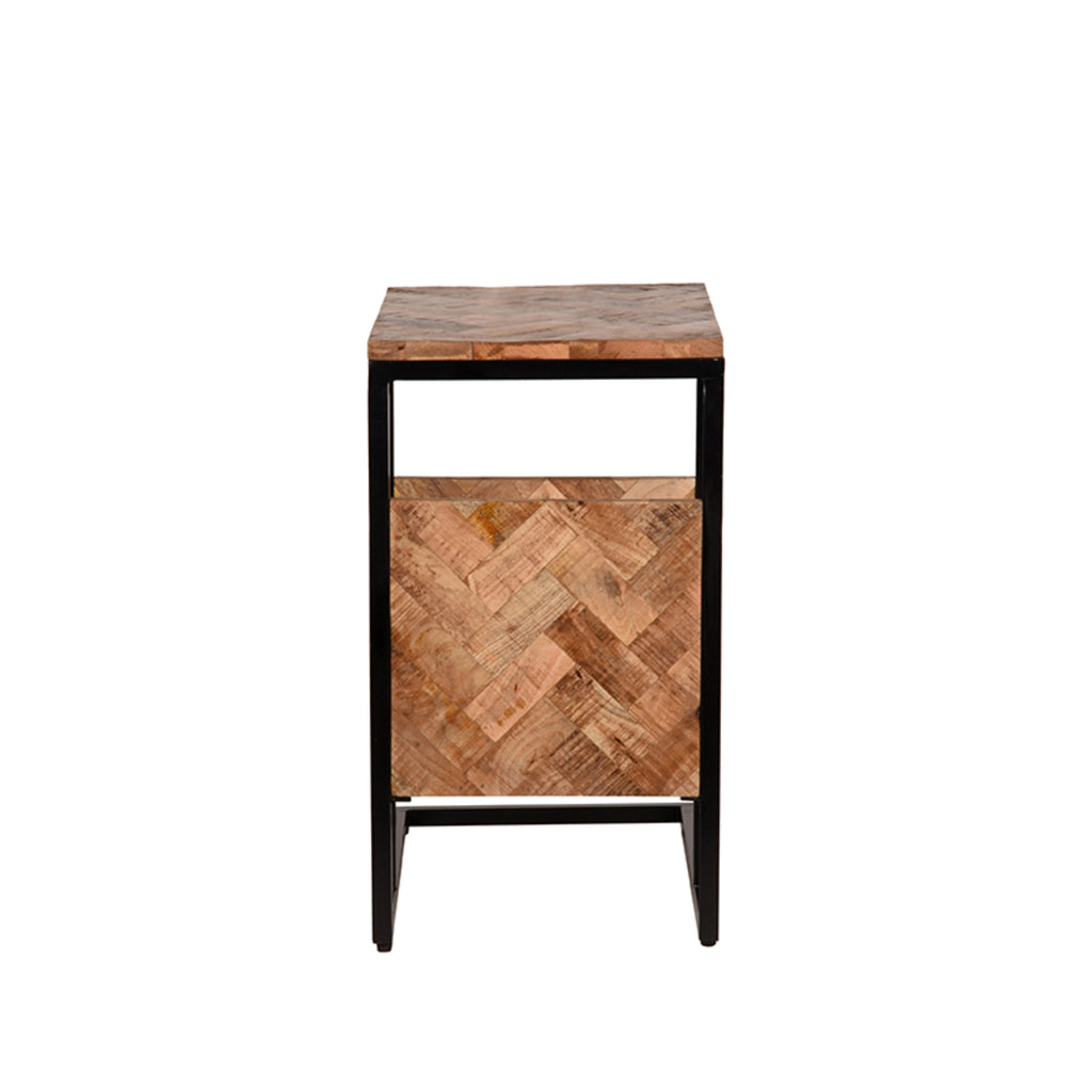 label51 side table shift - rough - mango wood