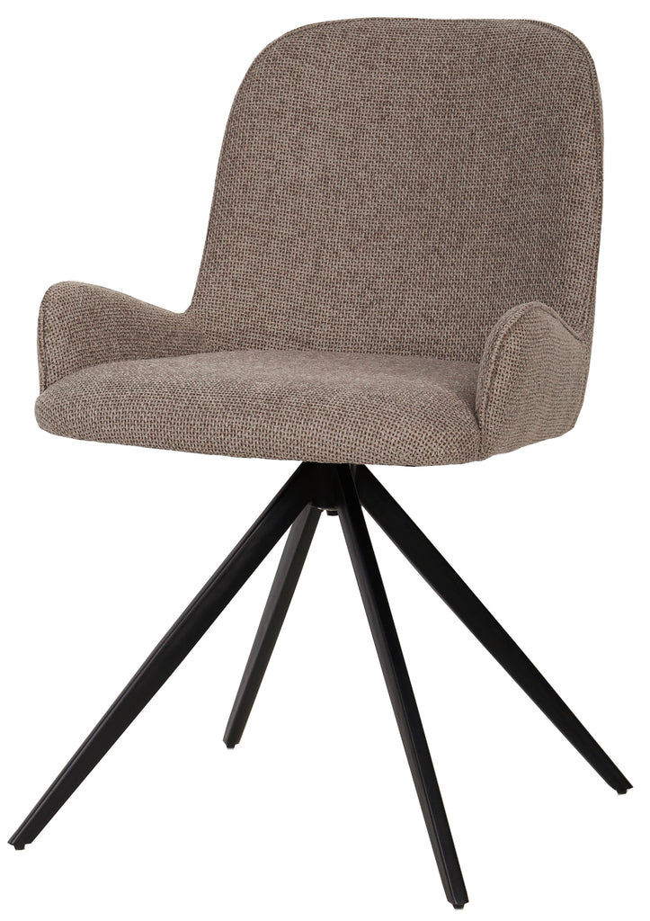 leander beige dining chair