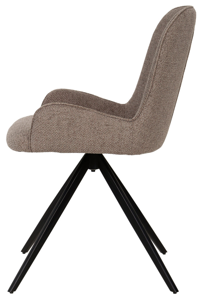 leander beige dining chair