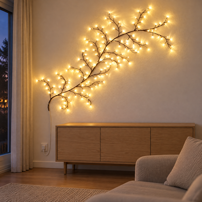 LED Lichtboom Voor Aan De Muur Met Warmwit Licht