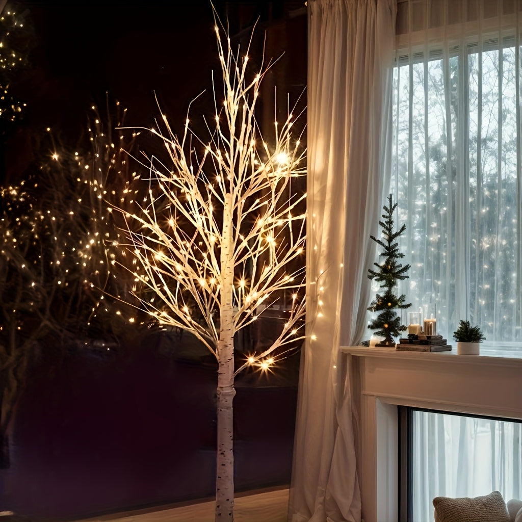 led lichtboom berkenlook met afstandsbediening