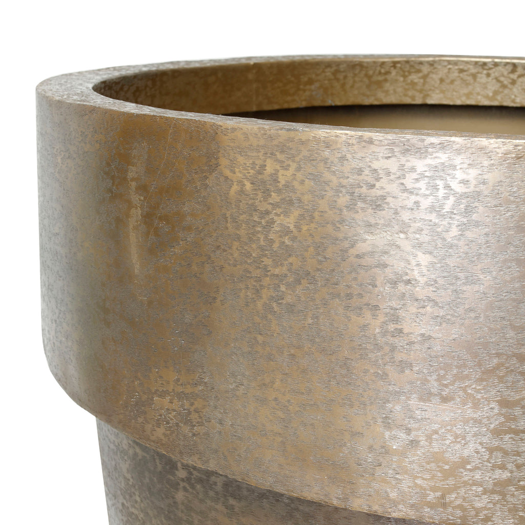 lovay brass brushed aluminum plate pot round sv3