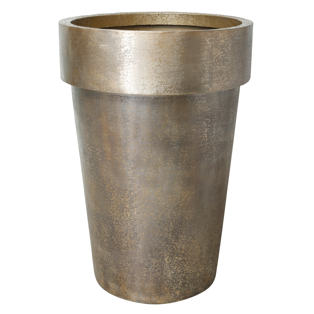 lovay brass brushed aluminum plate pot round sv3