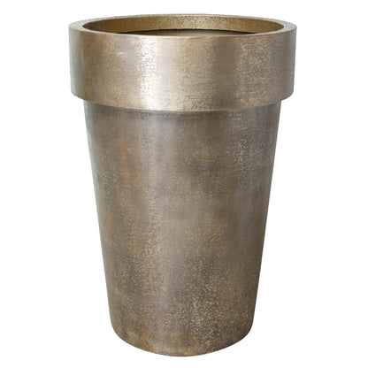 Lovay Brass brushed aluminum plate pot round SV3