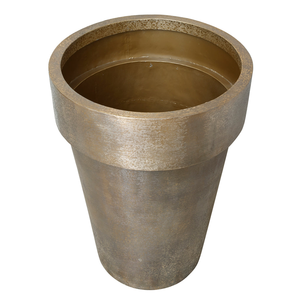 lovay brass brushed aluminum plate pot round sv3