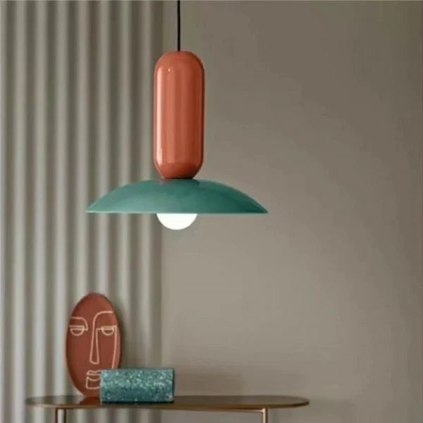 kleurrijke macaron frisbee pau hanglamp voor een speelse touch aan je interieur