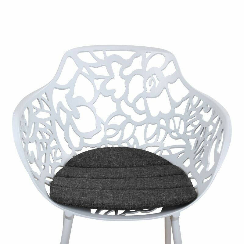 magnolia seat cushion dark grey