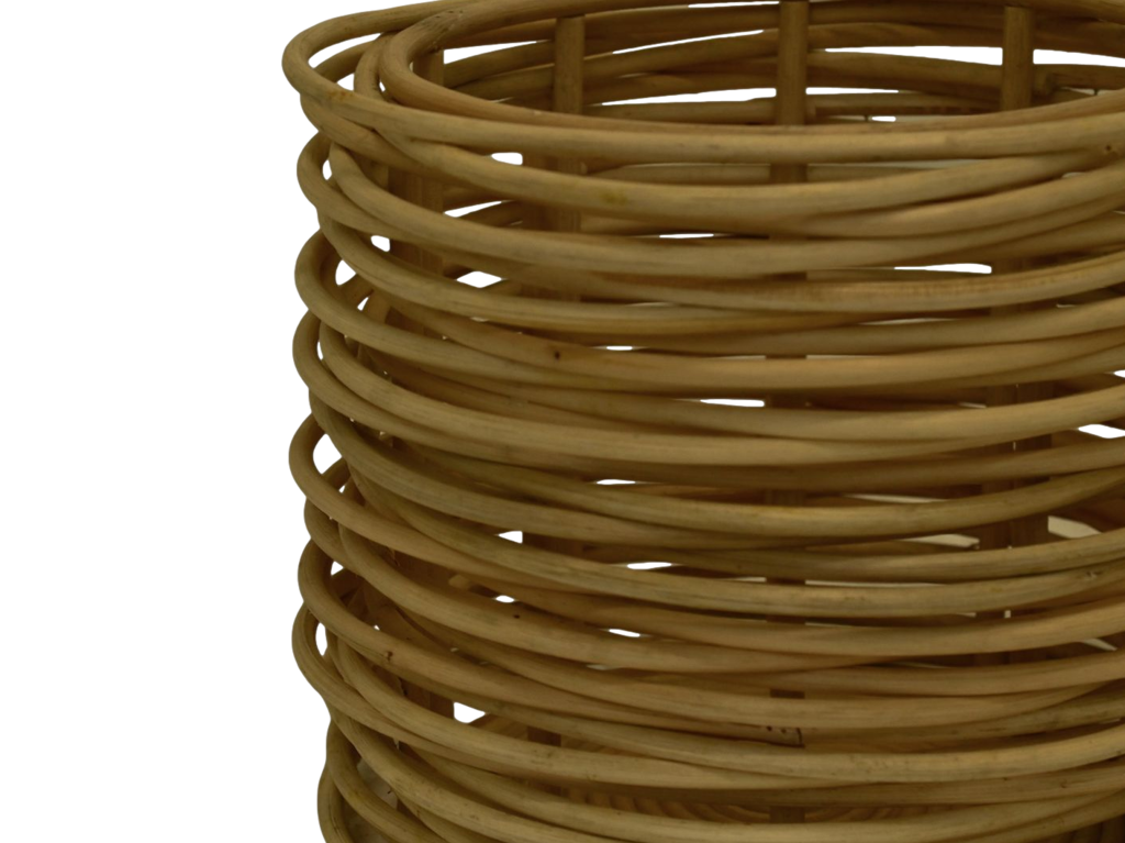 basket set of 2 - ø36x30/ ø50x40 - natural - rattan