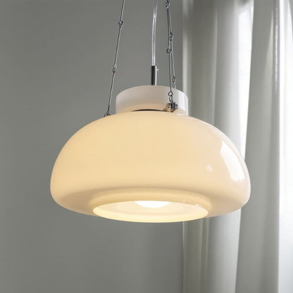 Betoverende Melkachtige Hanglamp voor een Sfeervolle Verlichting