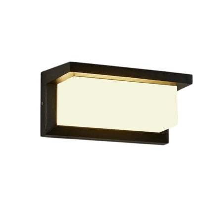 Buiten wandverlichting in moderne aluminium afwerking