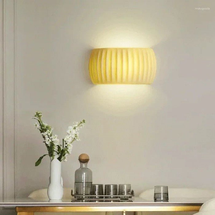 elegante art deco ribbelwandlamp in moderne stijl