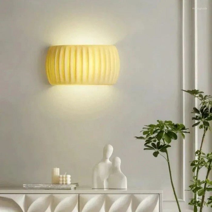 elegante art deco ribbelwandlamp in moderne stijl