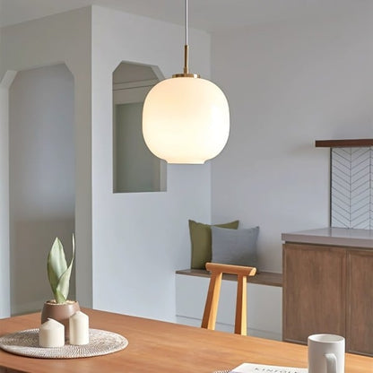 Stijlvolle Scandinavische Opaalglas Radihous Hanglamp voor een eigentijdse uitstraling