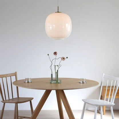 Stijlvolle Scandinavische Opaalglas Radihous Hanglamp voor een eigentijdse uitstraling