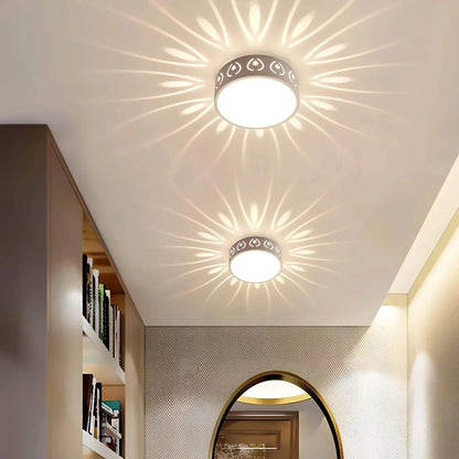 Kristalacryl plafondlamp met decoratief lichtpatroon voor de woonkamer
