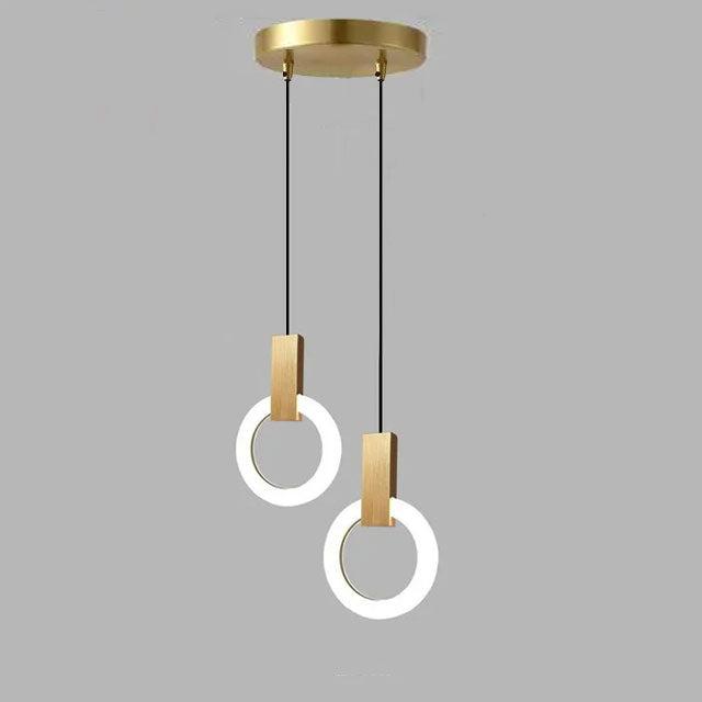 elegante nordic ring led hanglamp voor een moderne sfeer